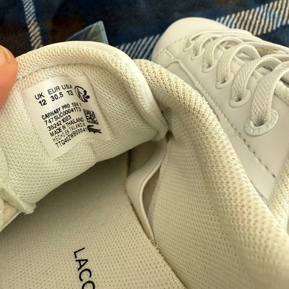 Lacoste Unisex-Child kids Carnaby Pro Sneaker Size 13 - Picture 16 of 17